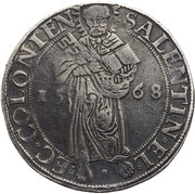 1 Thaler - Salentin of Isenburg obverse image