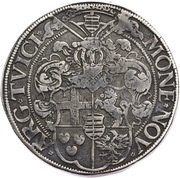 1 Thaler - Salentin of Isenburg, Germany, 1568 reverse image