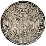 1 Thaler - Gebhard Truchseß of Waldburg, Germany, 1582 reverse image