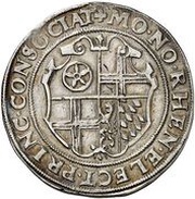 1 Thaler - Gebhard Truchseß of Waldburg, Germany, 1583 reverse image