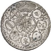 1 Thaler - Joseph Clemens, Germany, 1694 reverse image
