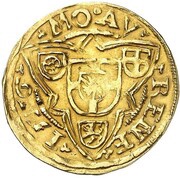 1 Goldgulden - Anthony of Schaumburg, Germany, 1556-1557 reverse image