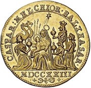 1 Ducat - Joseph Clemens, Germany, 1723 reverse image