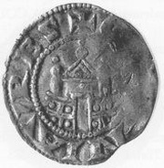 Denier - Hermann II, Germany, 1036-1056 reverse image