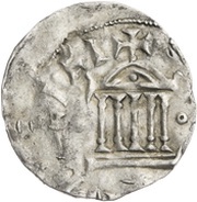 Denier - Anno II, Germany, 1056-1075 reverse image