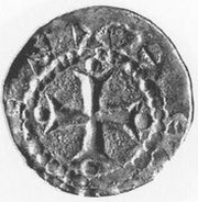 Denier - Hermann III Rees, Germany, 1089-1099 reverse image