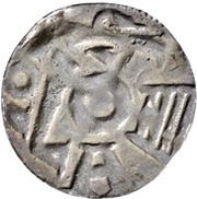 Denier - Philip I Soest mint, Germany, 1167-1191 reverse image