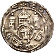 1 Pfennig - Theodoric of Heinsberg, Germany, 1208-1212 reverse image