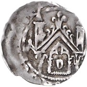 Denier - Siegfried of Westerburg, Germany, 1275-1297 reverse image