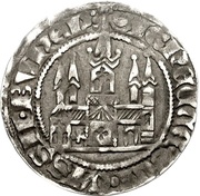 1 Großpfennig - Henry II of Virneburg Bonn, Germany, 1327 reverse image