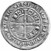 1 Tournose Groschen - Walram of Jülich, Germany, 1332-1349 reverse image