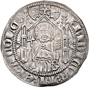 1 Weißpfennig - Frederick III of Saarwerden Riehl obverse image