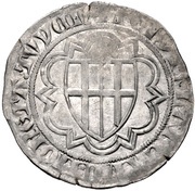1 Weißpfennig - Frederick III of Saarwerden reverse image