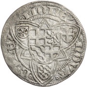 1 Weißpfennig - Rupert of the Palatinate, Germany, 1470 reverse image