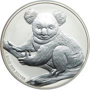 30 Dollars - Elizabeth II 4th Portrait - Koala - Silver Bullion Coin, Australia, 2009 reverse image