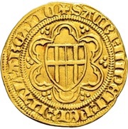 1 Goldgulden - Frederick II of Saarwerden, Germany, 1372 reverse image