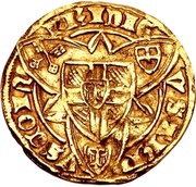 1 Goldgulden - Frederick III of Saarwerden Bonn, Germany, 1407 reverse image