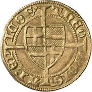 1 Goldgulden - Theodoric II of Moers Walram of Moers as treasurer obverse image