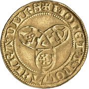 1 Goldgulden - Theodoric II of Moers Walram of Moers as treasurer, Germany, 1445 reverse image