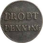 1 Brodtpfennig, Germany, 1739-1740 reverse image
