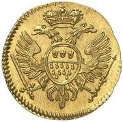 1 Brodtpfennig Gold pattern strike obverse image