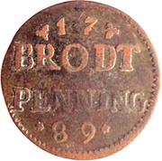 1 Brotpfennig, Germany, 1789 reverse image