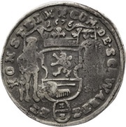⅔ Thaler Countermarked, Germany, 1693 reverse image