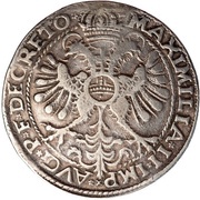 1 Thaler, Germany, 1566-1577 reverse image