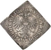 1 Thaler Klippe, Germany, 1577-1587 reverse image