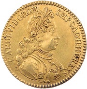 1 Ducat - Charles VI, Germany, 1724 reverse image