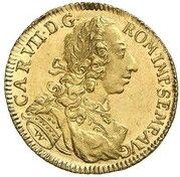 1 Ducat, Germany, 1742 reverse image
