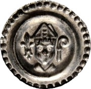 Denier Bracteate - Eberhard II of Waldburg-Thann, Germany, 1248-1274 reverse image