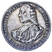 ¼ Thaler - Francis Conrad of Rodt obverse image