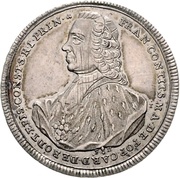 ½ Thaler - Francis Conrad of Rodt obverse image