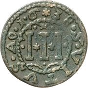 3 Pfennig - John Christoph of Brambach, Germany, 1638 reverse image