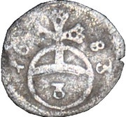 3 Pfennige - Christoph of Bellinghausen, Germany, 1683 reverse image