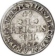 1⁄48 Thaler - Maximilian of Horrich, Germany, 1715 reverse image