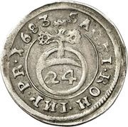 1 Groschen - Christoph of Bellinghausen, Germany, 1683 reverse image
