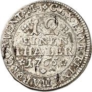 1⁄12 Thaler - Philip of Spiegel zum Desenberg, Germany, 1765 reverse image