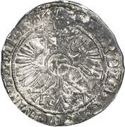 12 Kreuzer "Kipper-Schreckenberger" - Henry V of Aschenbrock, Germany, 1620 reverse image