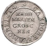 24 Mariengroschen - Christoph of Bellinghausen, Germany, 1684 reverse image