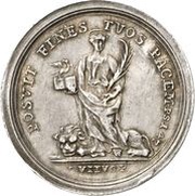 ⅔ Thaler - Caspar of Böselager, Germany, 1753 reverse image