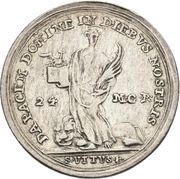 24 Mariengroschen - Caspar of Böselager, Germany, 1753 reverse image