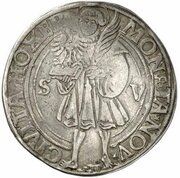1 Thaler - Kaspar I of Hörsel, Germany, 1547 reverse image