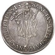 1 Thaler - Arnold of Waldois, Germany, 1656 reverse image