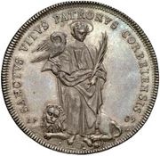 1 Thaler - Florenz of Welden, Germany, 1709 reverse image