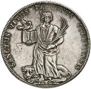 1 Thaler - Philip of Spiegel zum Desenberg, Germany, 1758 reverse image