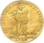 1 Ducat - Charles of Blittersdorf, Germany, 1724 reverse image