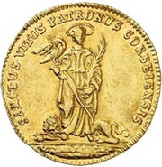 1 Ducat - Caspar of Böselager, Germany, 1743-1753 reverse image