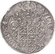 1 Thaler - Julius Ernest, Germany, 1623 reverse image